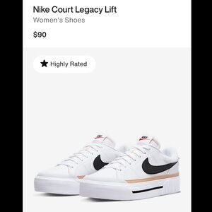Nike Court Legacy Lift White/Hemp/Team Orange/Black Sneakers